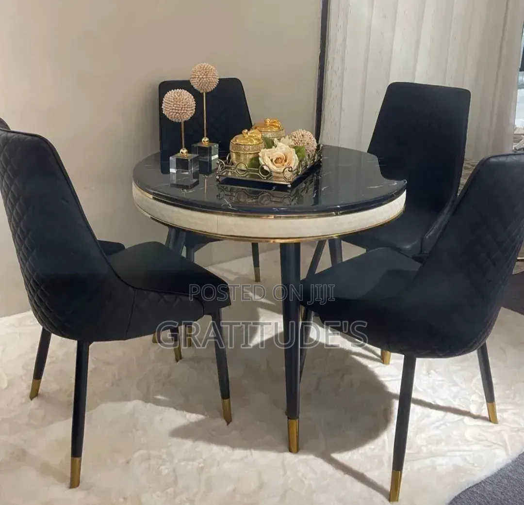 Marble Top 4 Seaters Dinner Table
