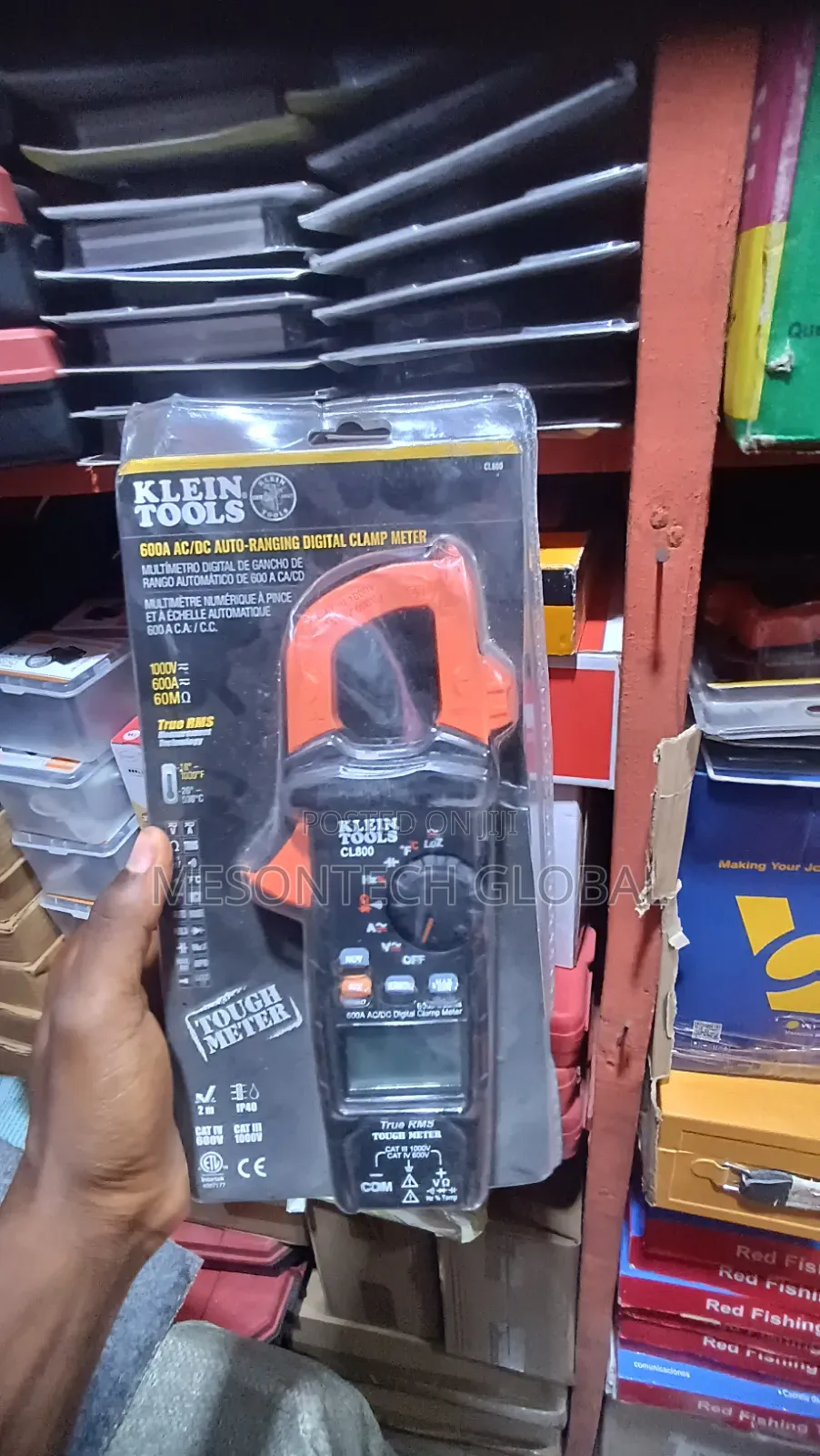 Klein Tools 600ac/Dc Auto-Ranging Digital Clamp Meter