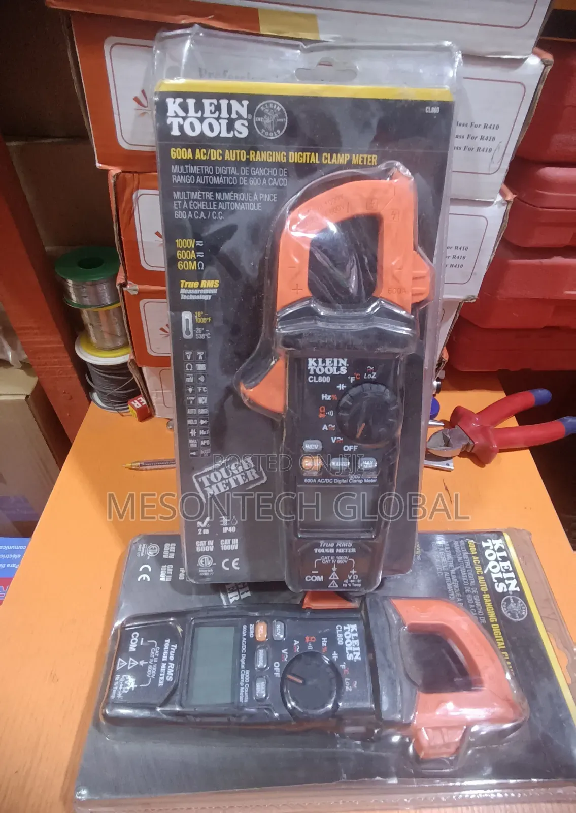 Klein Tools 600ac/Dc Auto-Ranging Digital Clamp Meter