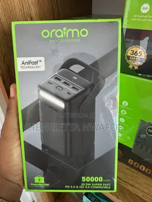 Oraimo 50000mah Power Bank With 22.5w