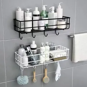 Corner Bathroom Rack | Wall Mounted Shelf | Bathroom Storage Organizer