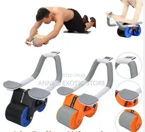 Automatic Rebound Ab Roller Wheel With Elbow Support – Fitness Trainer