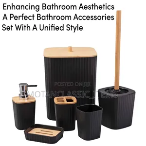 6 Piece Bathroom Accessories Set