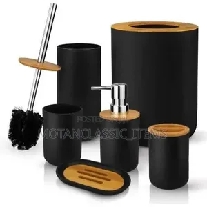 6 Piece Bathroom Accessories Set