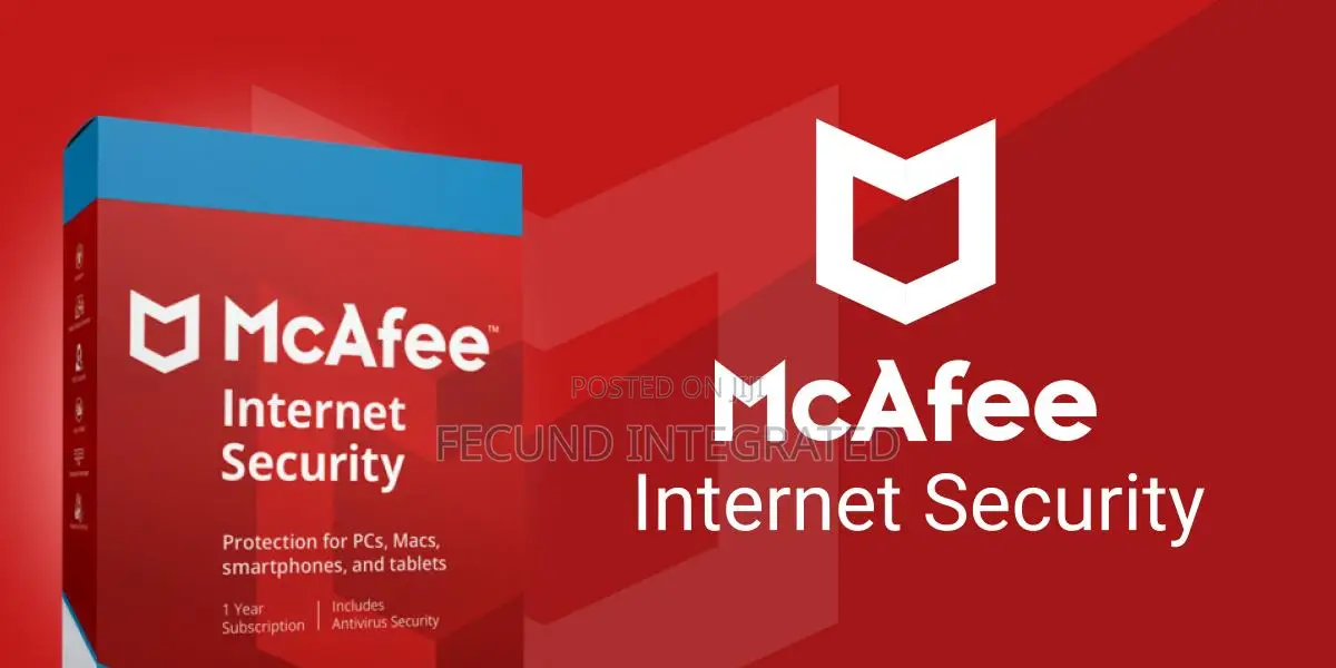 McAfee Mobile Security Plus W/ VPN 20 Devices 1 Year McAfee Key