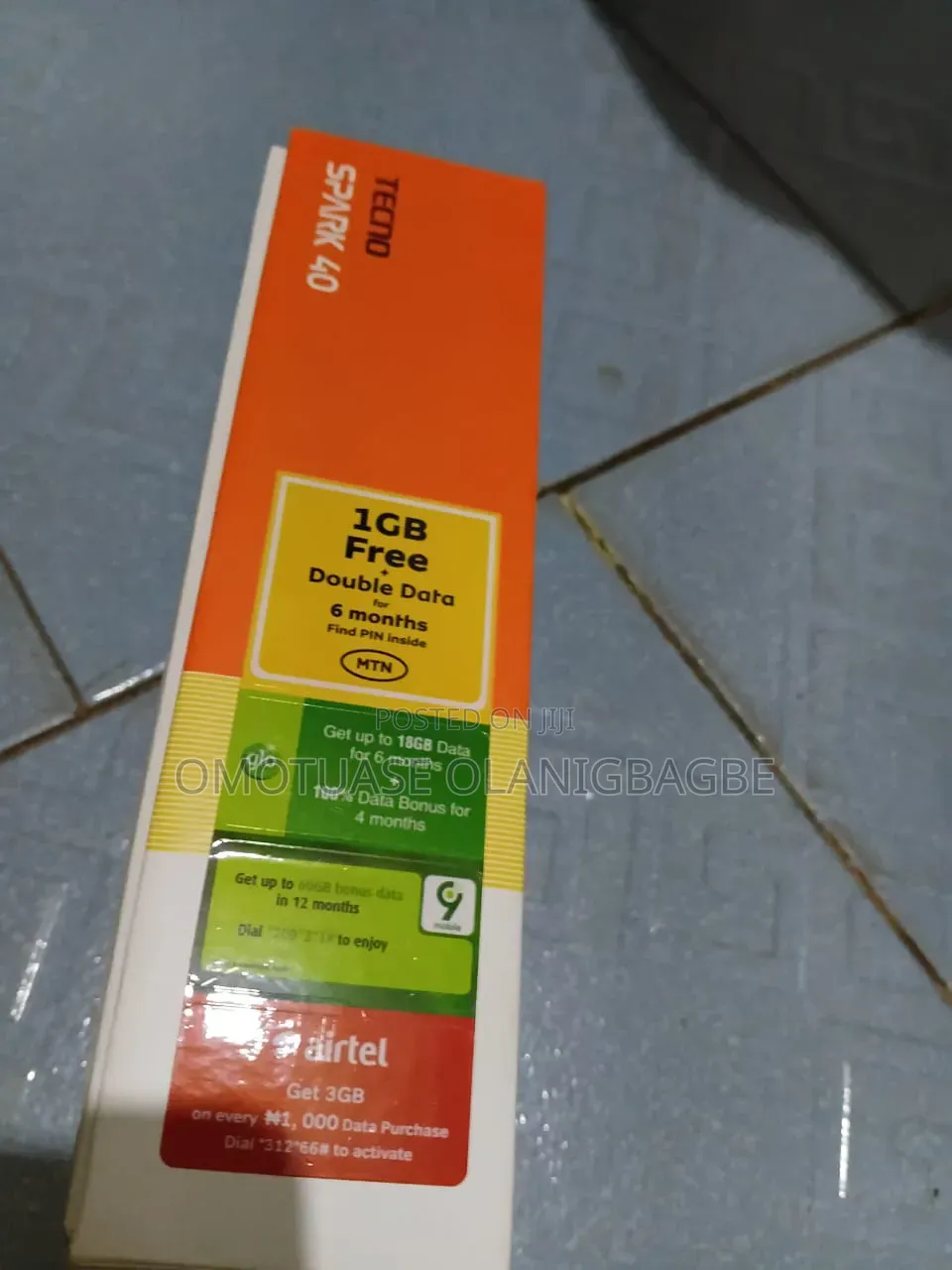 Tecno Spark 40 Pro 128 GB Black