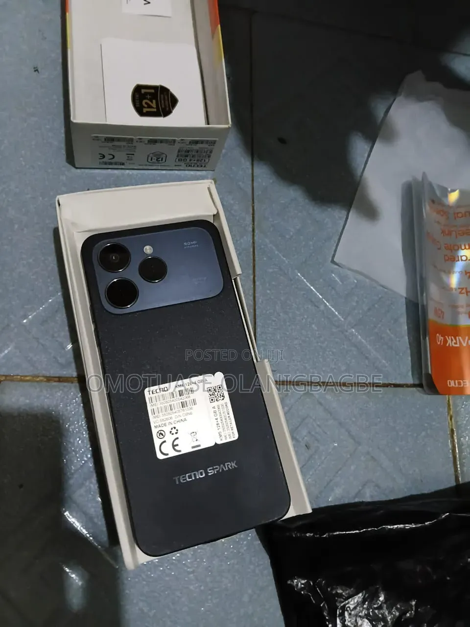 Tecno Spark 40 Pro 128 GB Black
