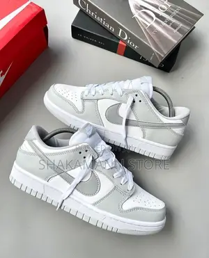 Original Nike Sb Dunk Ash/Gray White