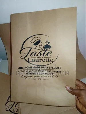 No Handle Craft Customized Paper Bag