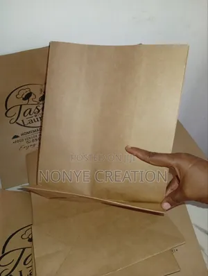 No Handle Craft Customized Paper Bag
