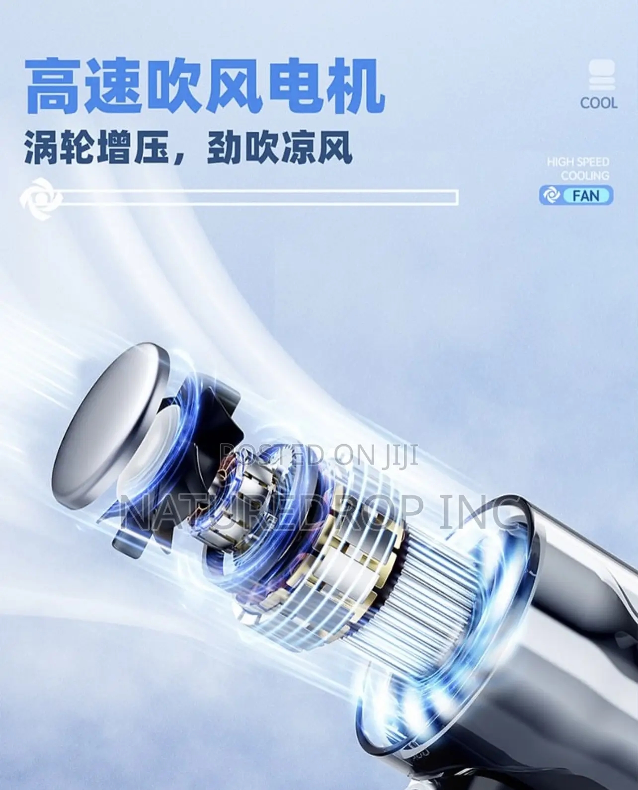 High Speed Cooling Fan, Cools Like Ac.