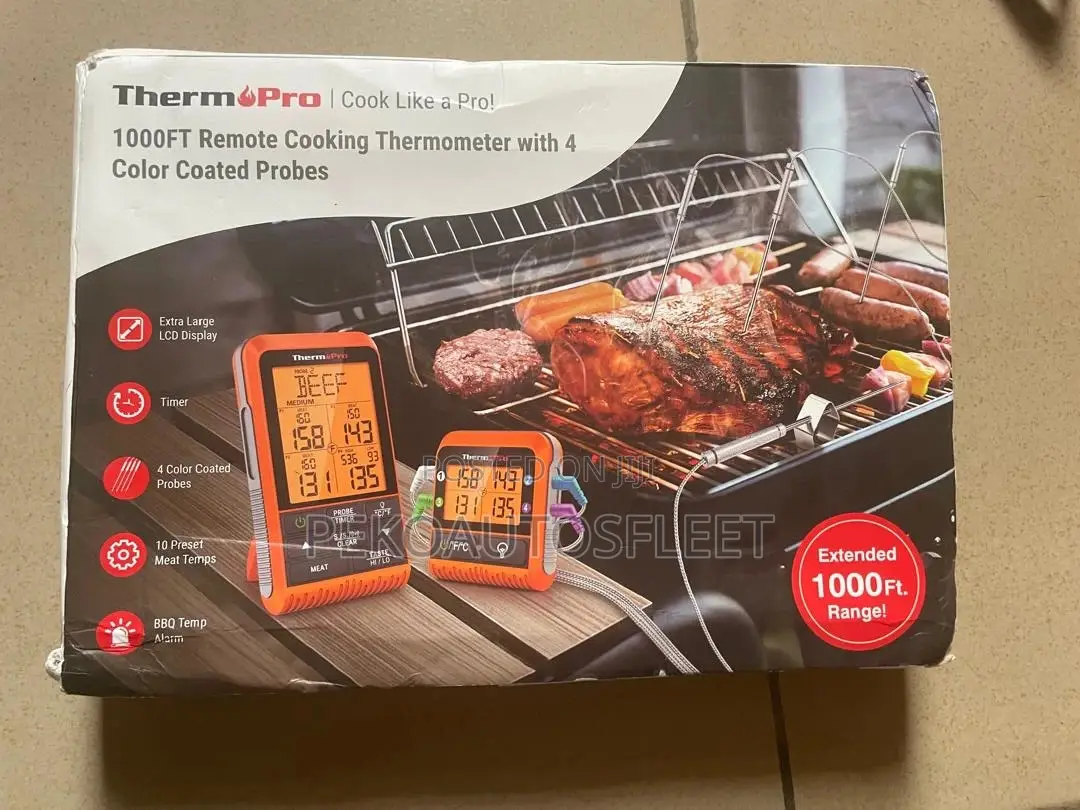 1000ft Wireless Thermometer Grilling And Smoking Grill