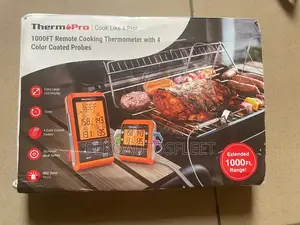 1000ft Wireless Thermometer Grilling And Smoking Grill