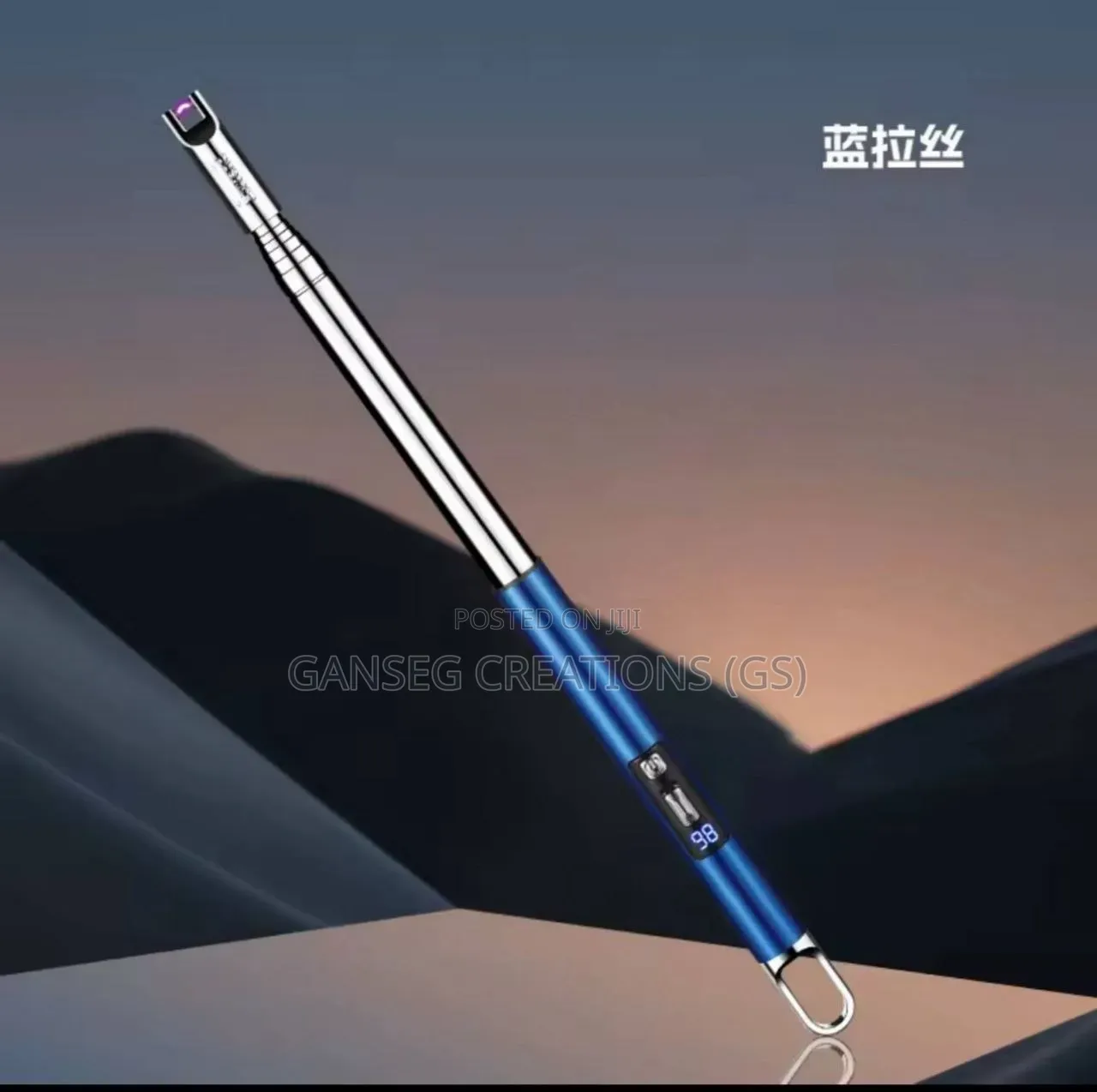 Windproof Usb Lighter Ultra-Long Telescopic Usb Arc Lighter Safe .