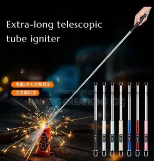 Windproof Usb Lighter Ultra-Long Telescopic Usb Arc Lighter Safe .