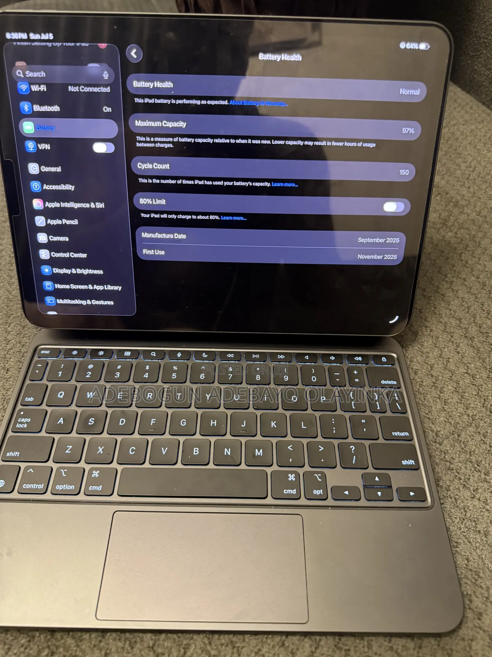 Apple iPad (2025) 256 GB Gray