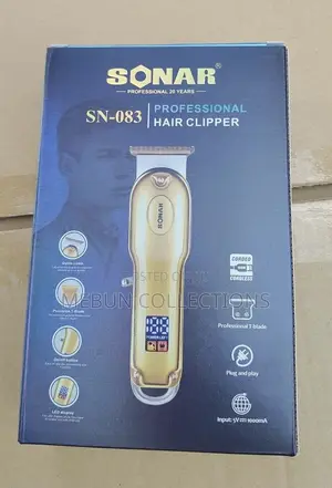 Sonar Digital and Rechargeable Hair Clipper