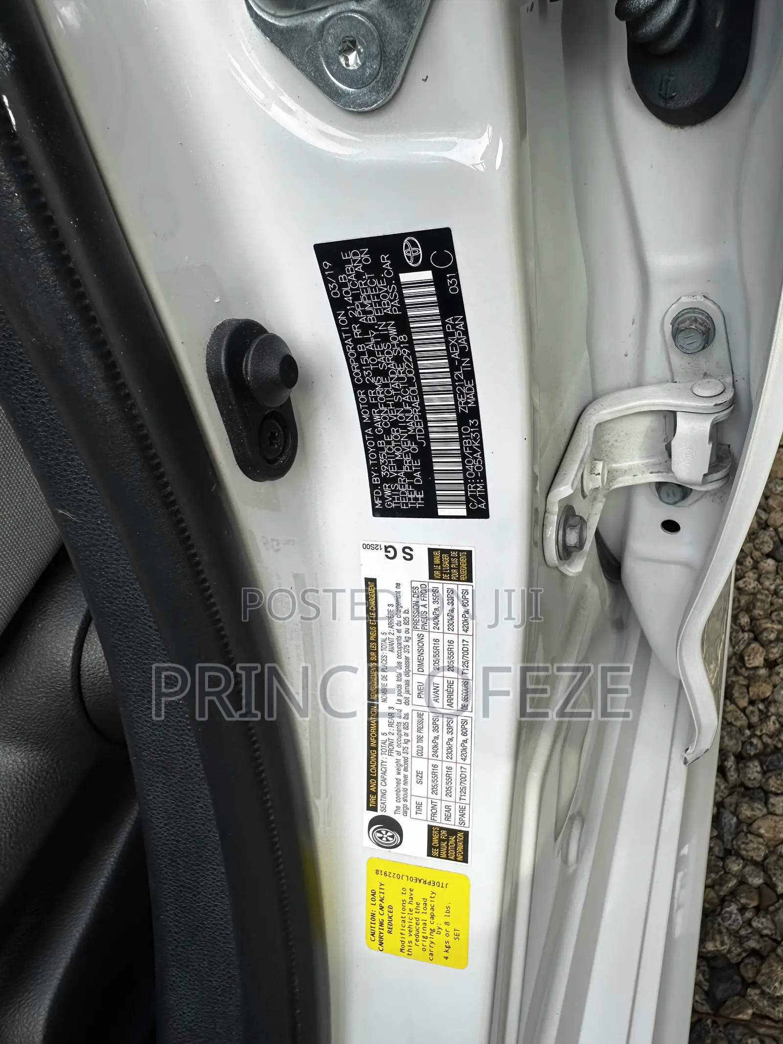 Toyota Corolla 2019 White