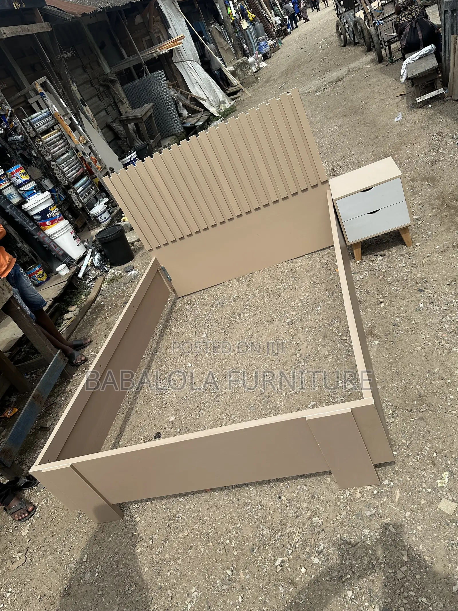 Bed Frame With Side Drawer