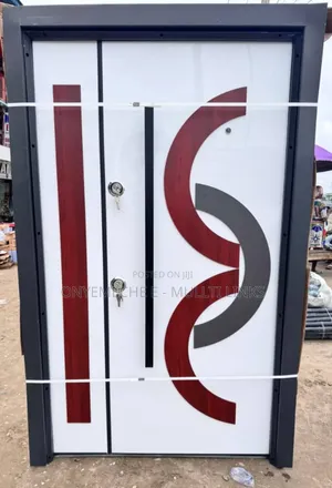 Premium Steel Security Door Equipped With High-Security Locks