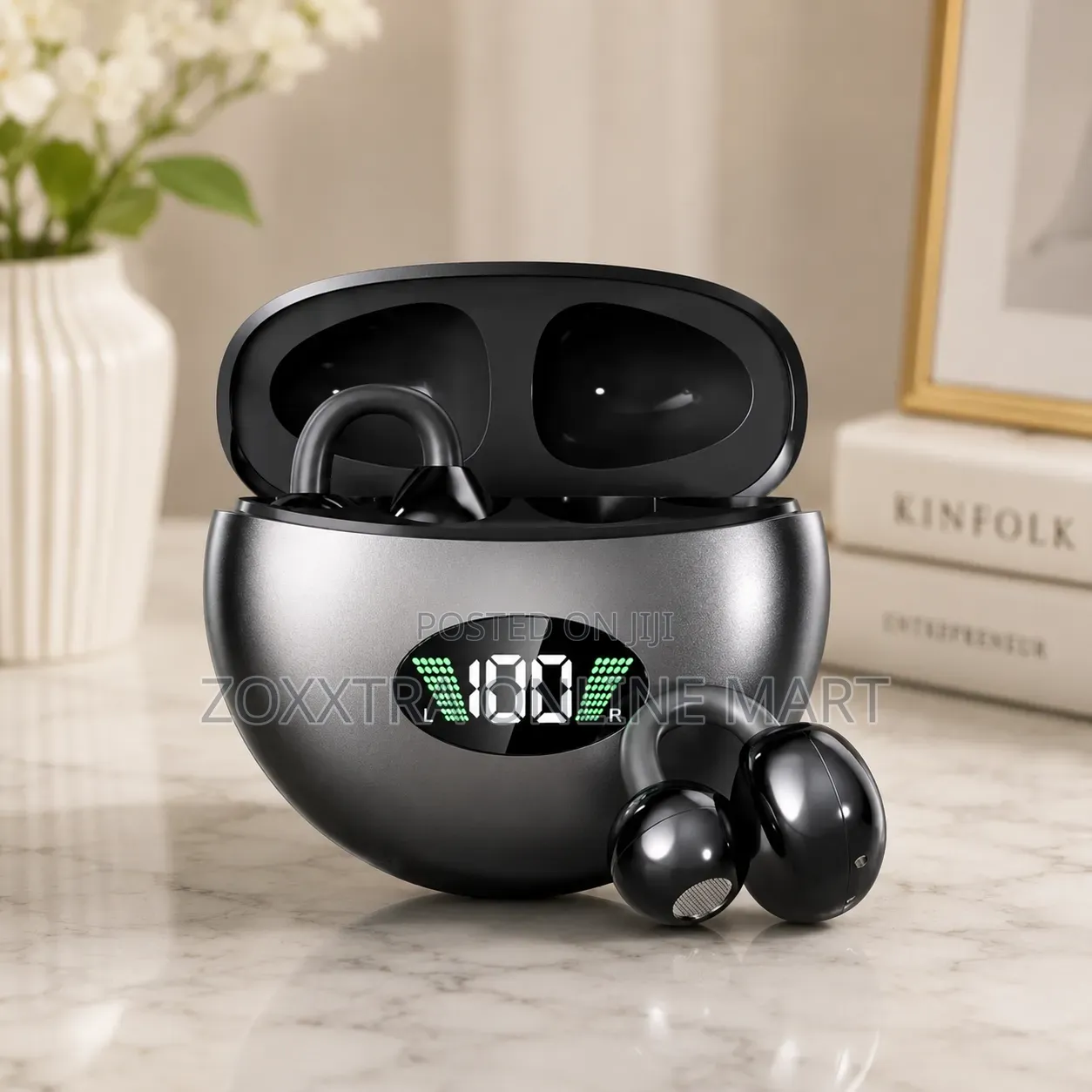 Wireless Clip-on Bluetooth Earbuds