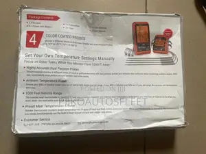 1000ft Wireless Thermometer Grilling And Smoking Grill