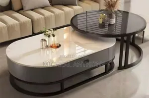 New Design High Quality Center Table One Plus Two With Drawer