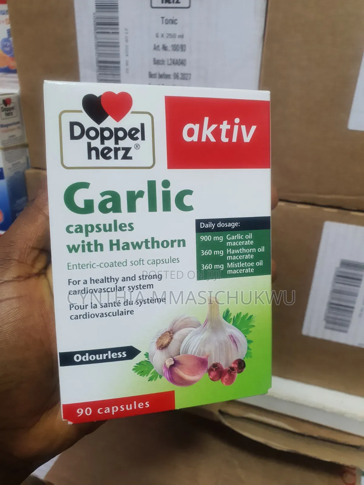 Garlic Capsule With Hawthorn