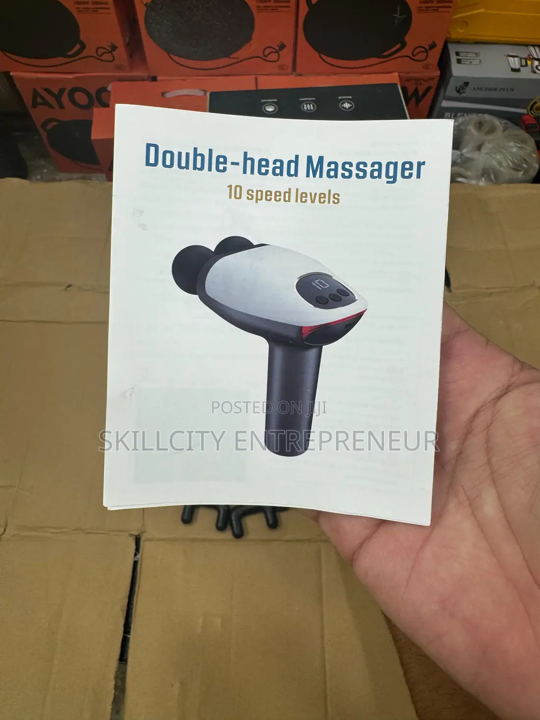 10 Speed Levels Double - Head Massager