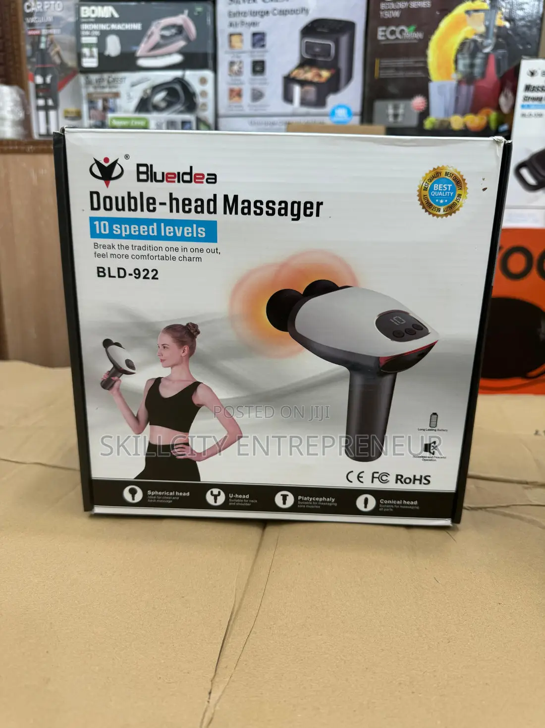 10 Speed Levels Double - Head Massager