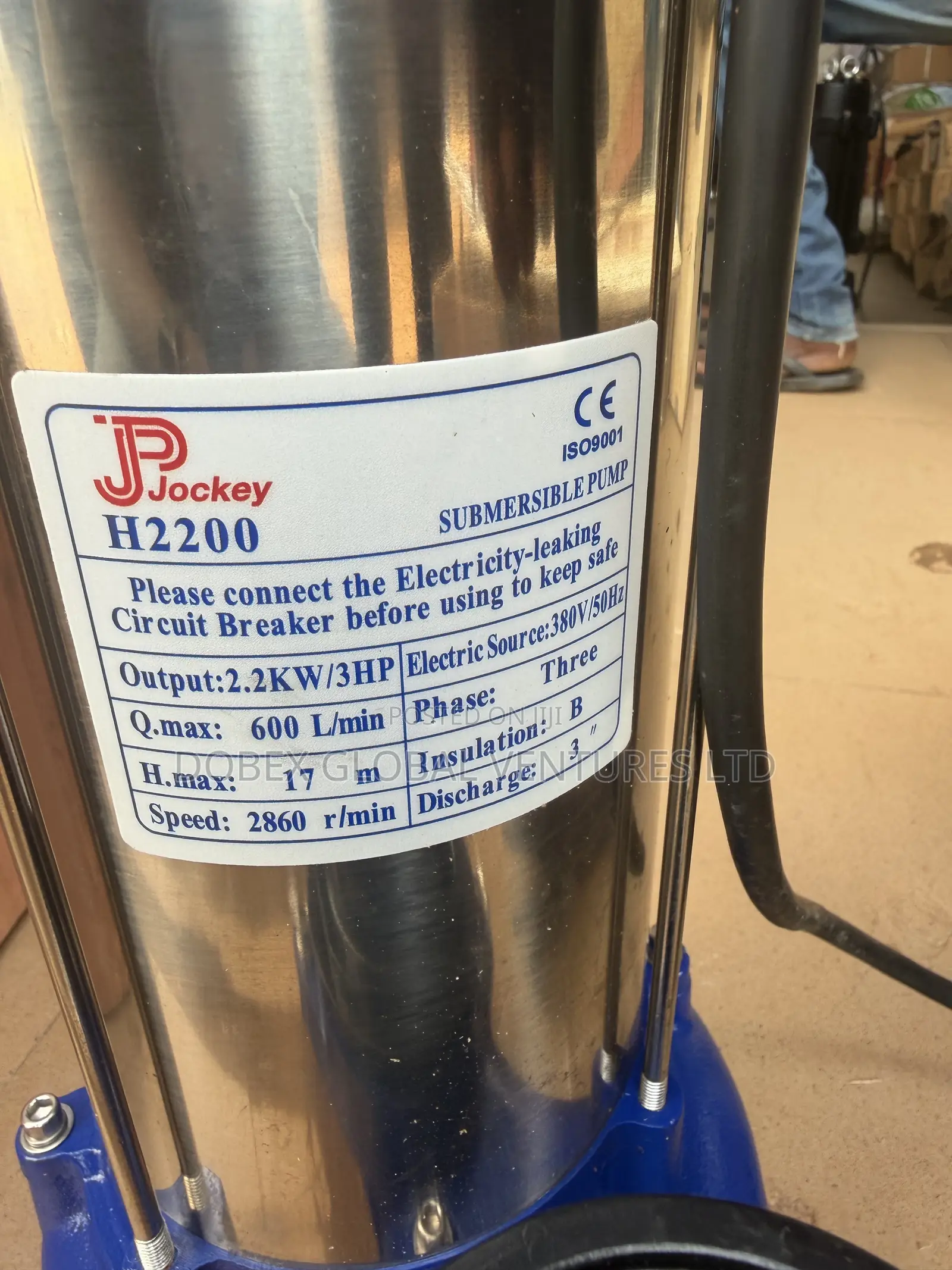 3hp Dafu Sewage Pump