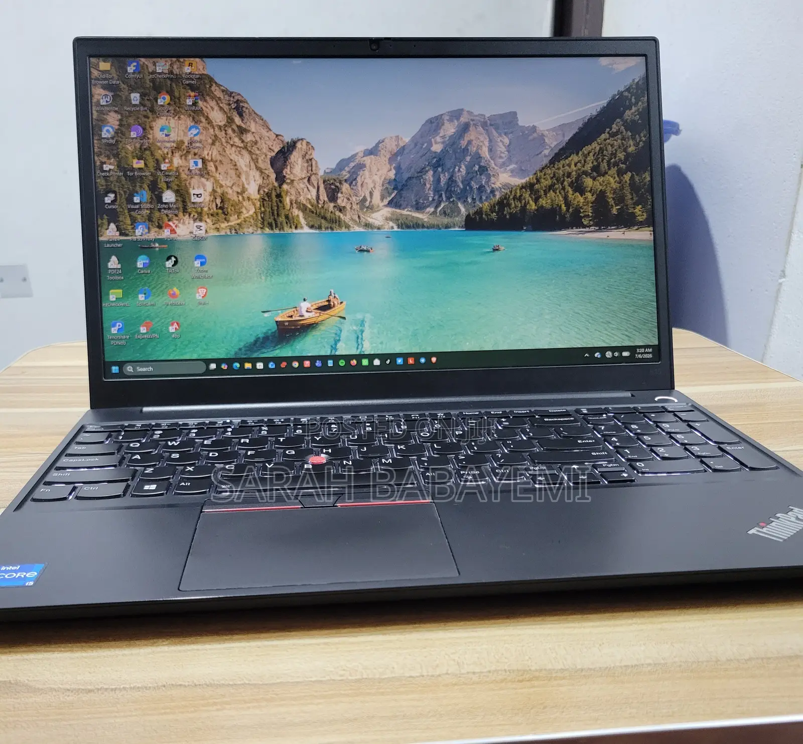Laptop Lenovo ThinkPad E15 16GB Intel Core i5 SSD 512GB