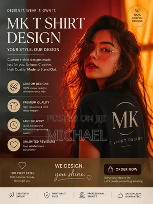 Mk T Shirt Design