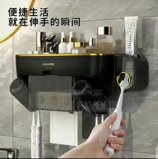 Full Set Toothpaste Dispenser With Accessories Holder