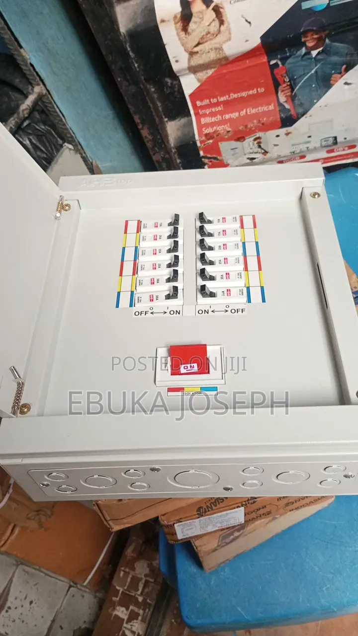 Distribution Board D4 Three Phase Available in Any Size