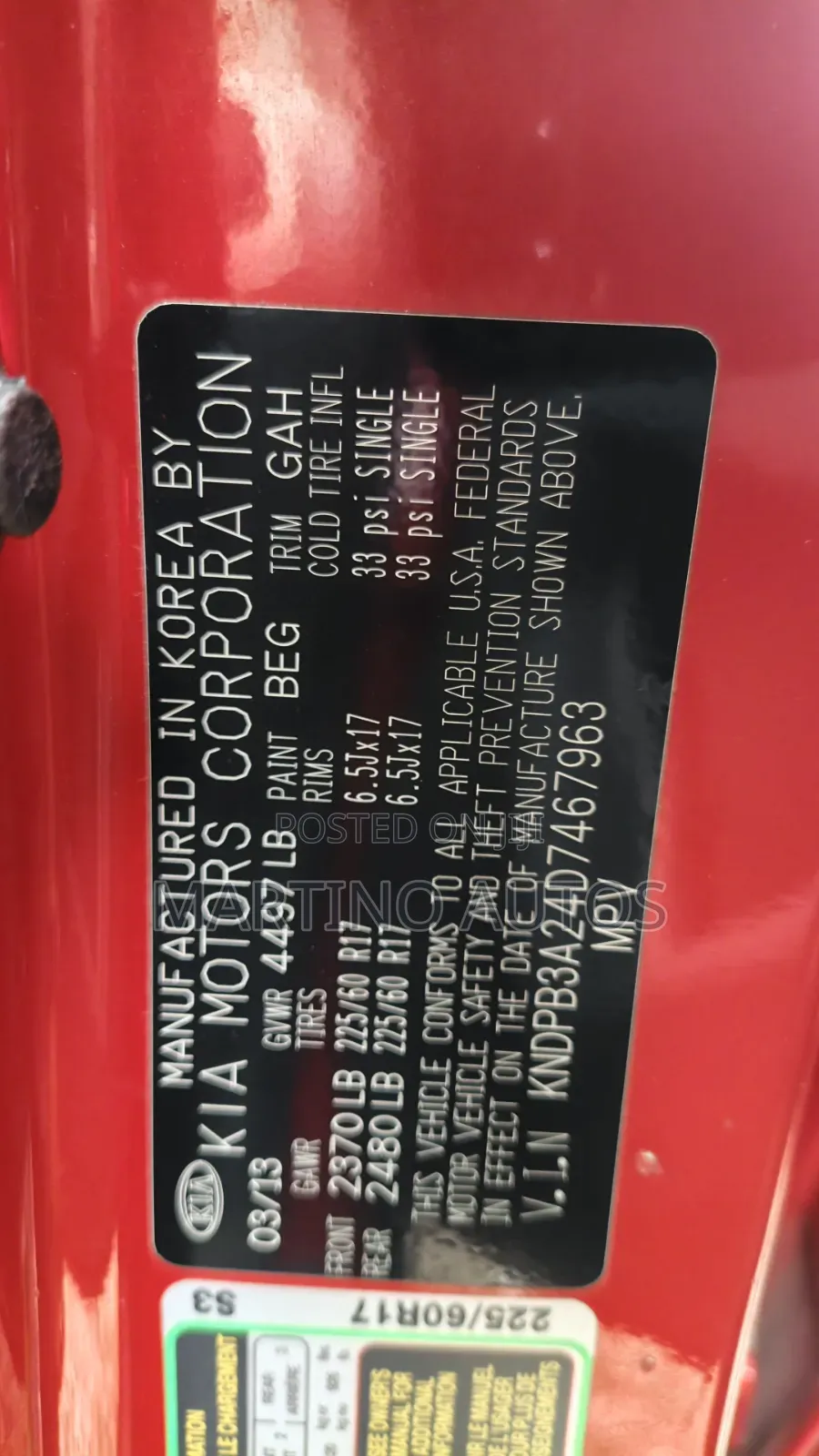 Kia Sportage 2013 Red
