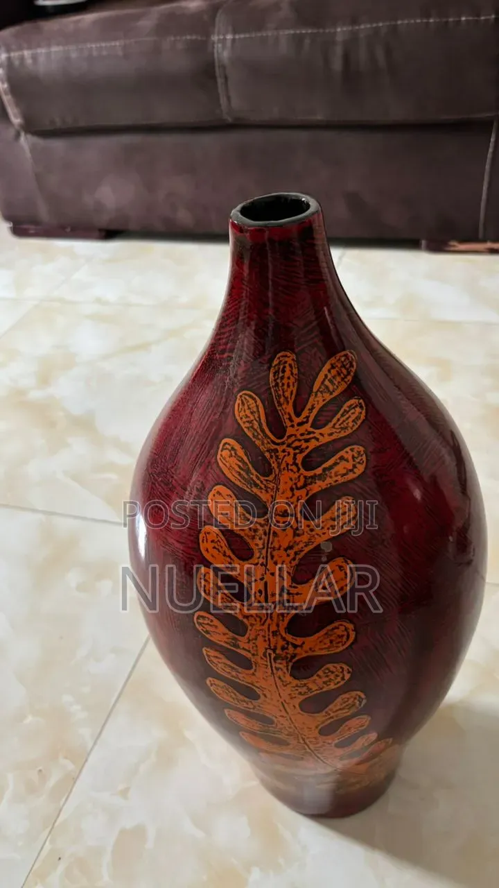 Glass Side Table With Free Flower Pot