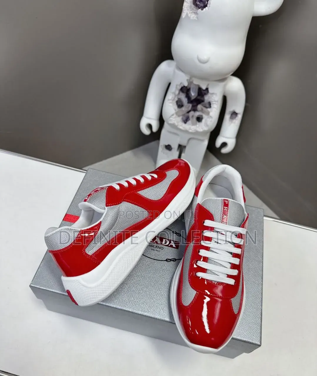 Prada Luxury Glossy Sneakers