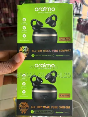 Brand New Oraimo Opensnap Earbuds Available and Affordable