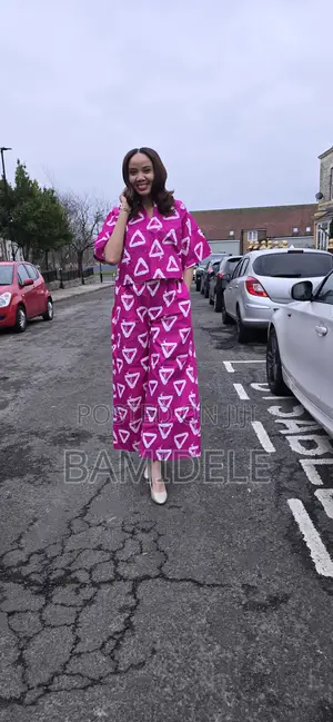 A Loose Fit Two Pieces for Female Made With an Ankara Fabric