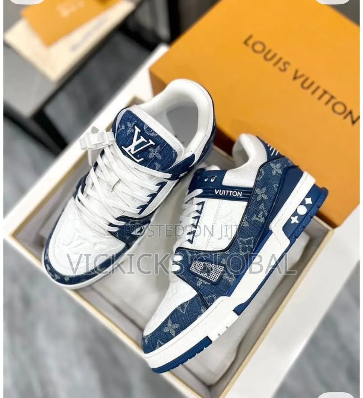 Louis Vuitton Monogram Denim Sneakers