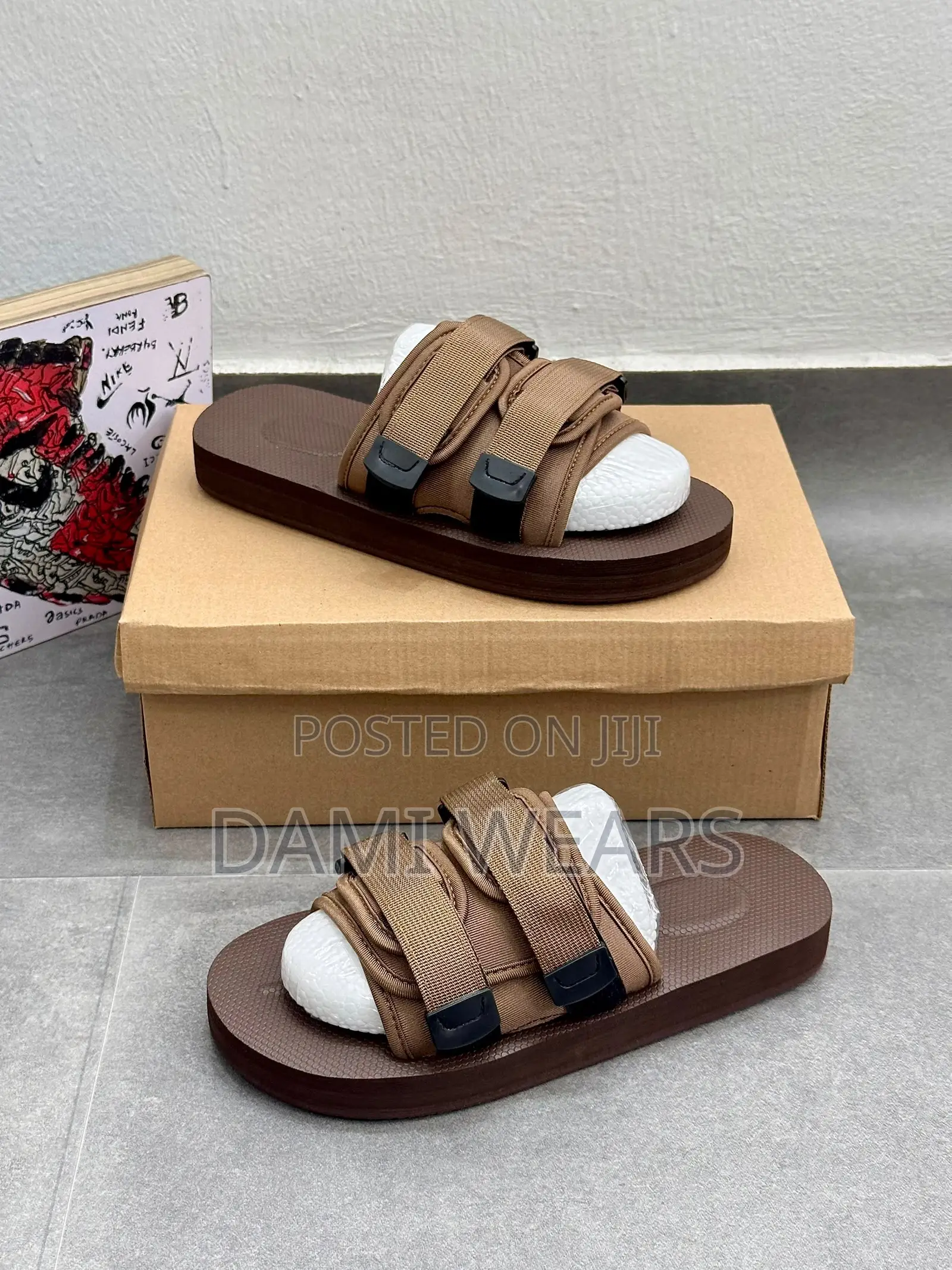 Tech Slide Coffee Brown