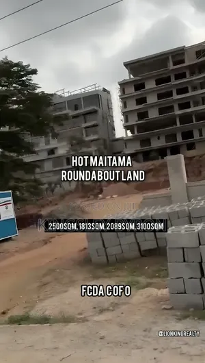 Hot Maitama Roundabout 1813sqm, 2500sqm, 3100sqm, 2391sm Land For Sale