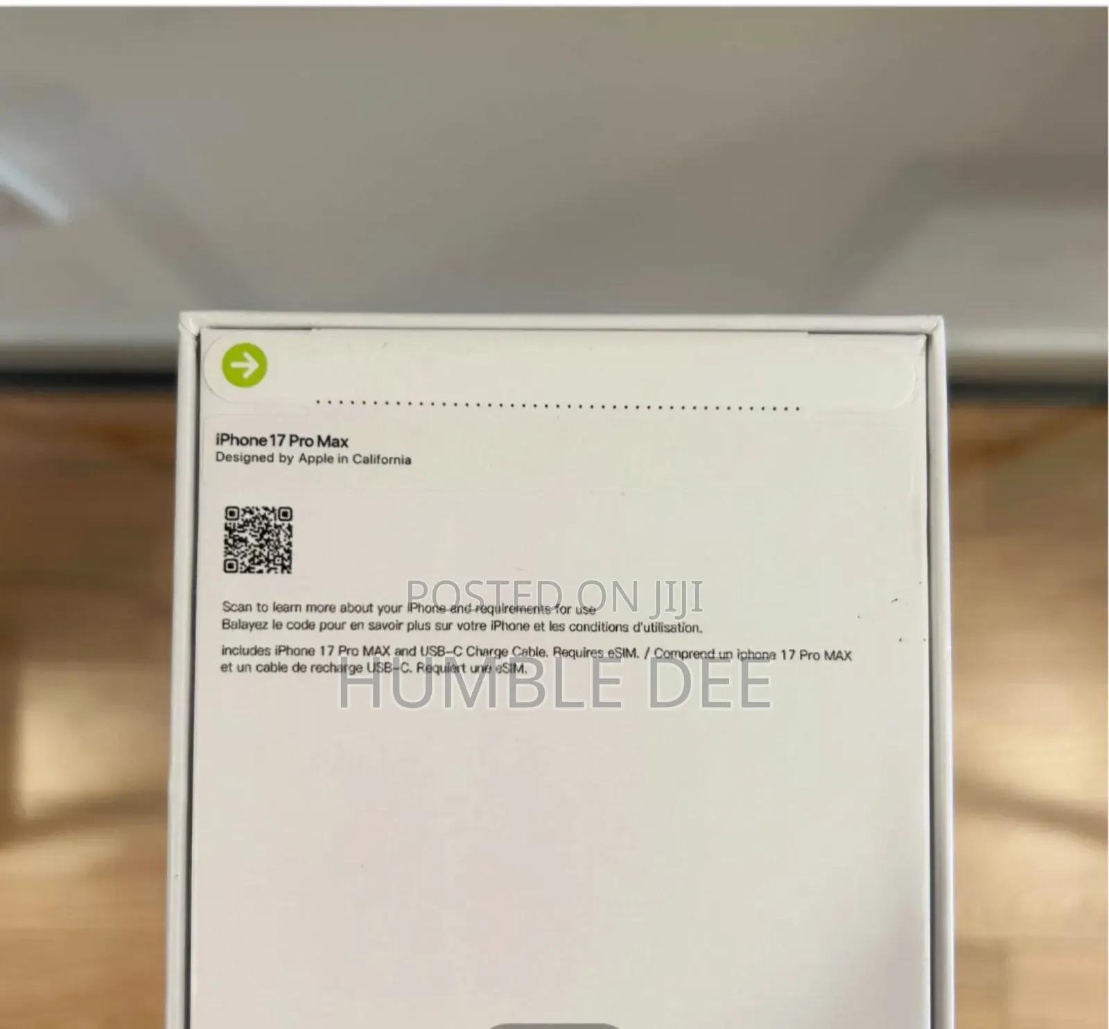 New Apple iPhone 17 Pro Max 1 TB Blue
