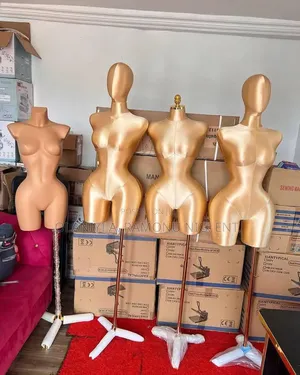 Female Golden Half Body Mannequin