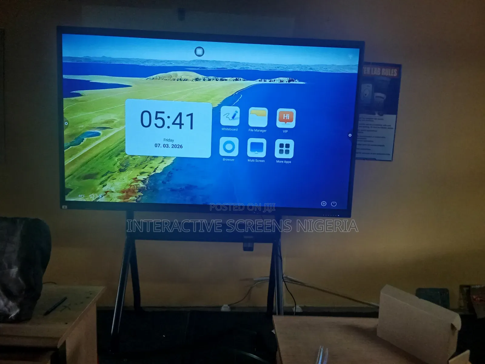 86 Inches Interactive Screen With Double Os