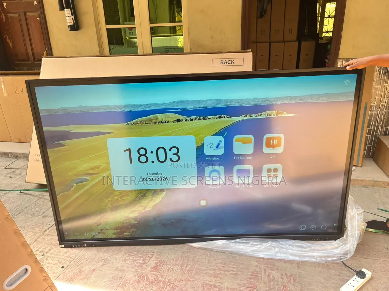 86 Inches Interactive Screen With Double Os