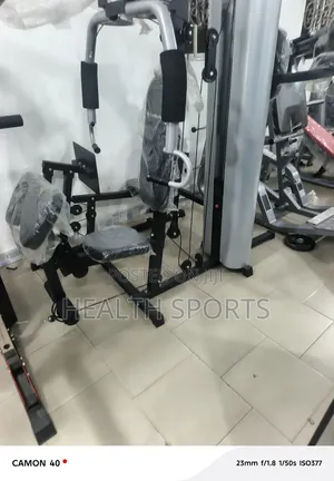 Snooker Station Gym With Leg Press