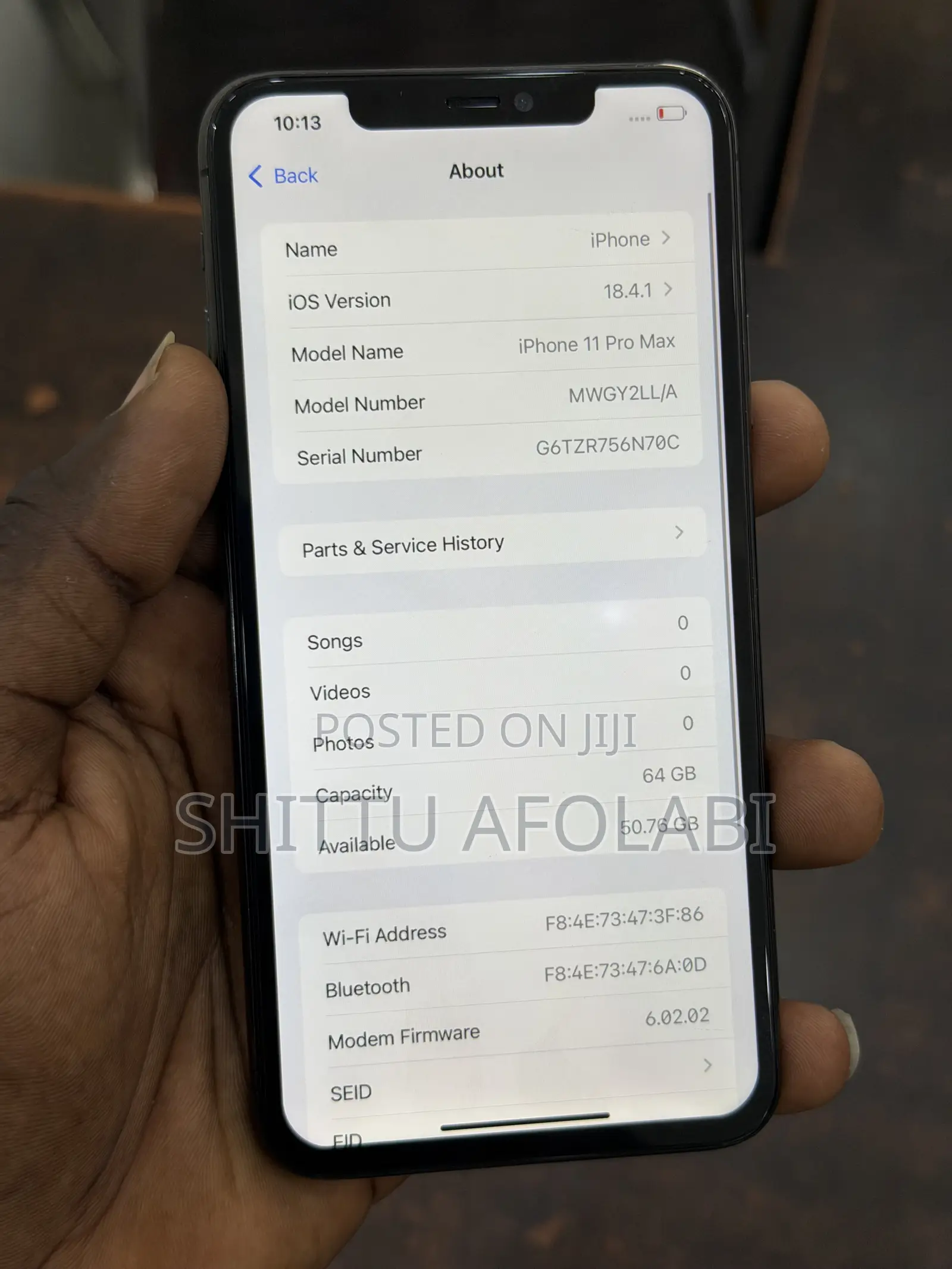 Apple iPhone 11 Pro Max 64 GB Gray