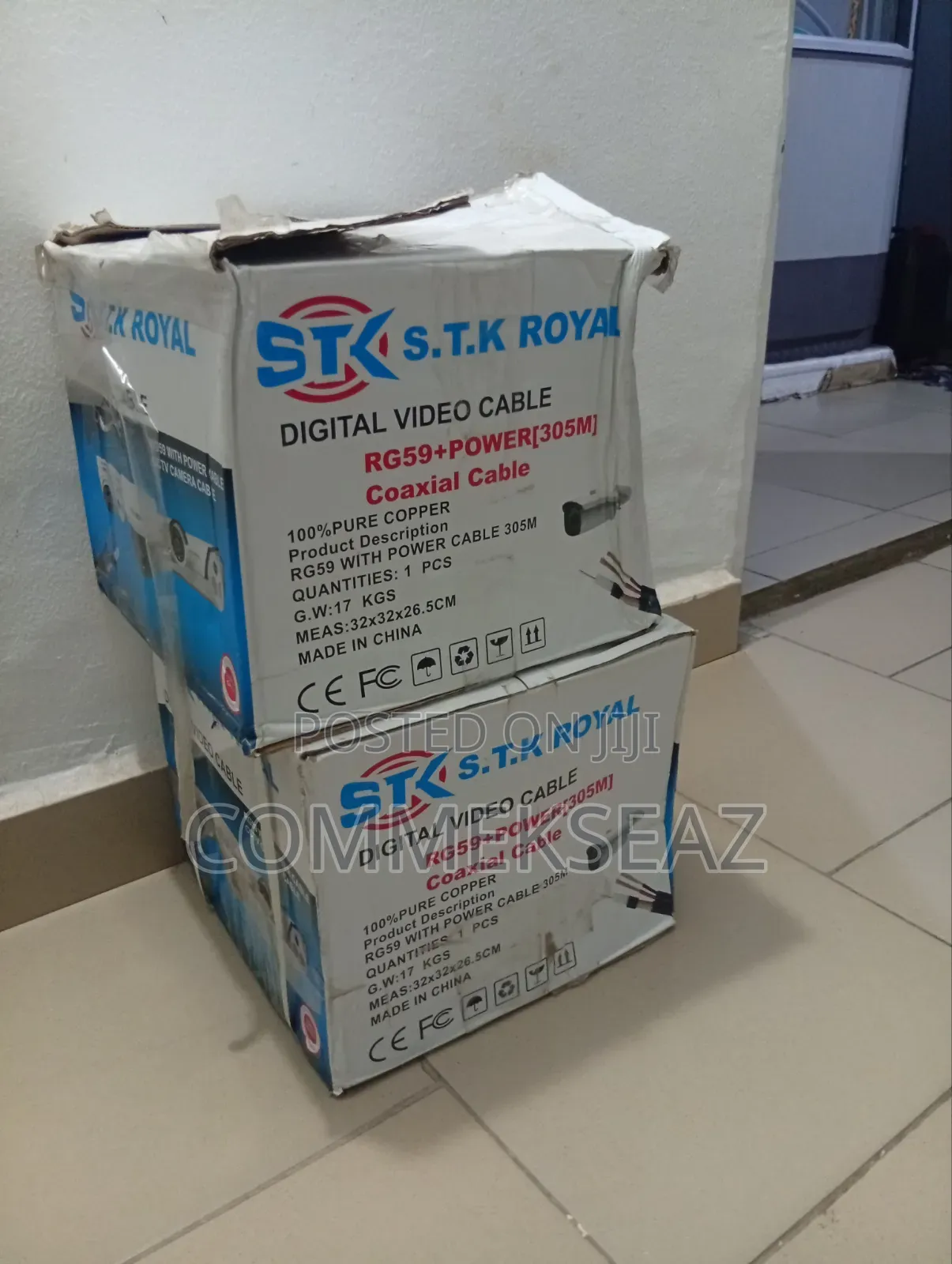 Rg59 CCTV Cable for Sale. Pure Copper